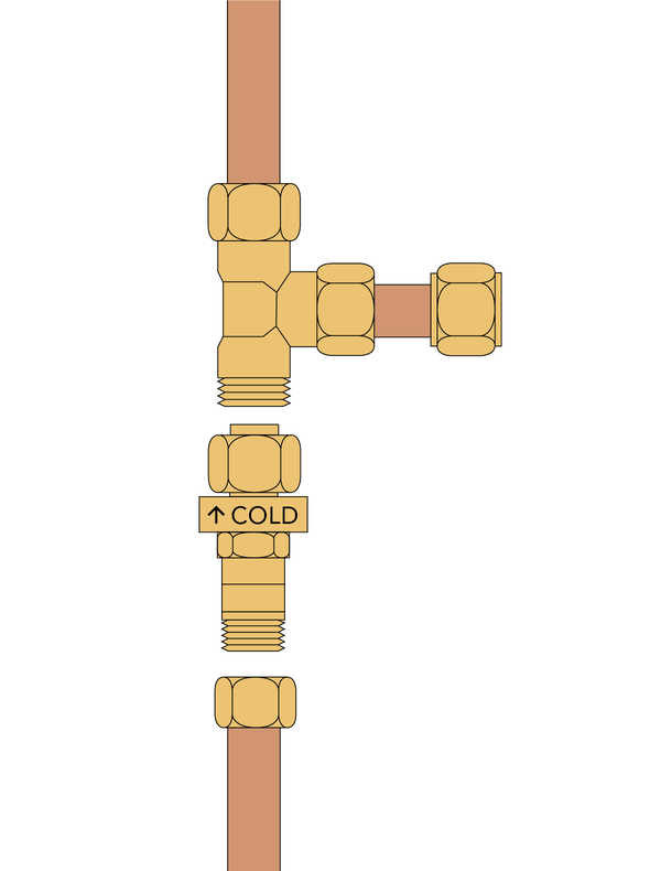 Replacing (pressure) reducing valve for COMBI EQ